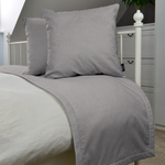 Load image into Gallery viewer, McAlister Textiles Roma Light Grey Bed Runners Throws and Runners 
