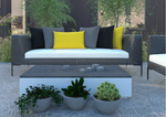 Load image into Gallery viewer, McAlister Textiles Sorrento Black Outdoor Pillows Pillow 
