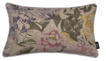 Load image into Gallery viewer, McAlister Textiles Blooma Purple, Pink and Ochre Floral Cushion Cushions and Covers 
