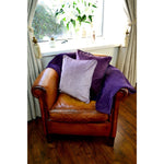 Load image into Gallery viewer, McAlister Textiles Matt Lilac Purple Piped Velvet Cushion Cushions and Covers 
