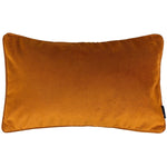 Load image into Gallery viewer, McAlister Textiles Matt Burnt Orange Piped Velvet Cushion Cushions and Covers 
