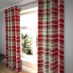 Load image into Gallery viewer, McAlister Textiles Angus Red + White Tartan Curtains mws_apo_generated 
