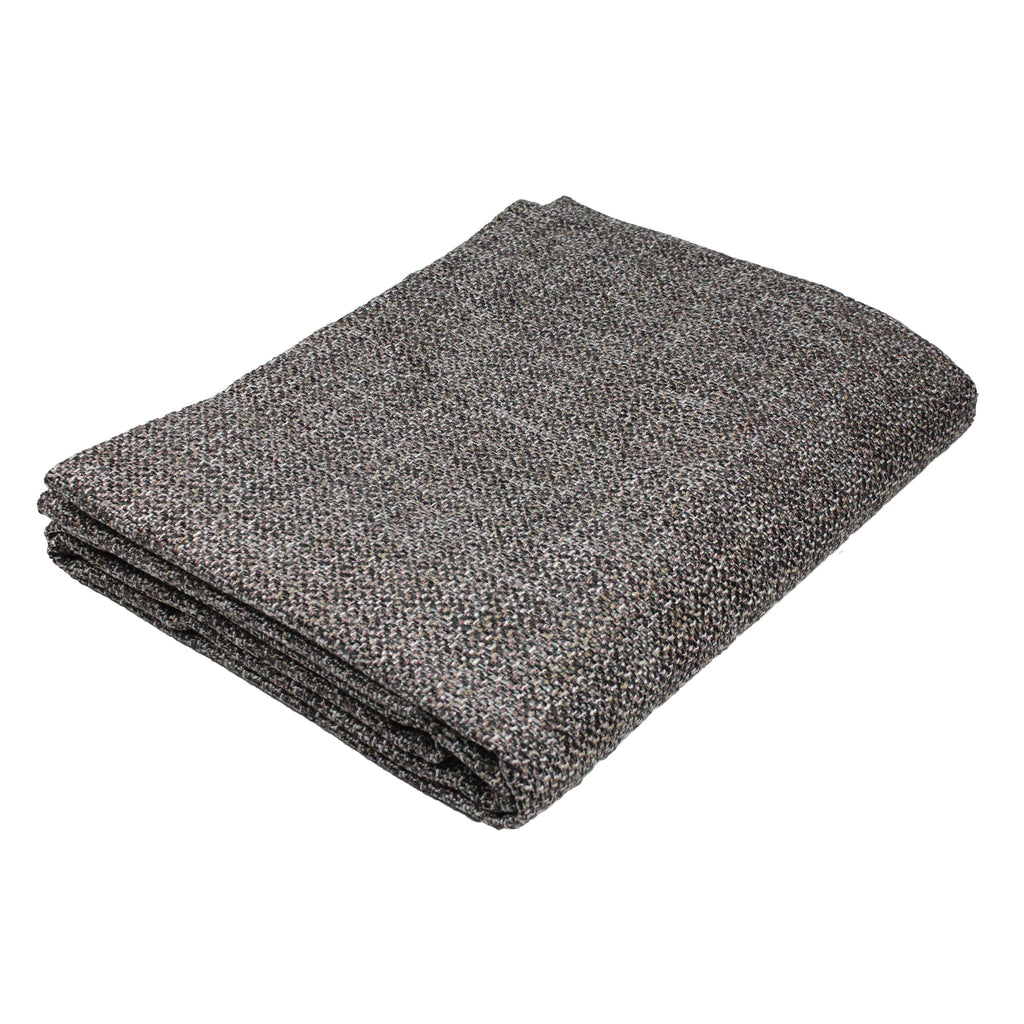 McAlister Textiles Lewis Tweed Throws and Runners Grey Heather Throws and Runners Bed Runner (50cm x 240cm) 