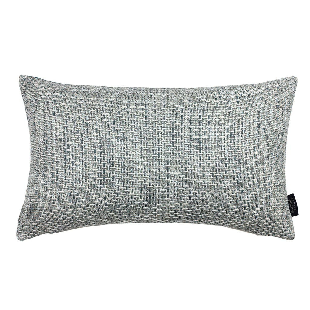 McAlister Textiles Skye Tweed Pillow - Teal Pillow Cover Only 50cm x 30cm 