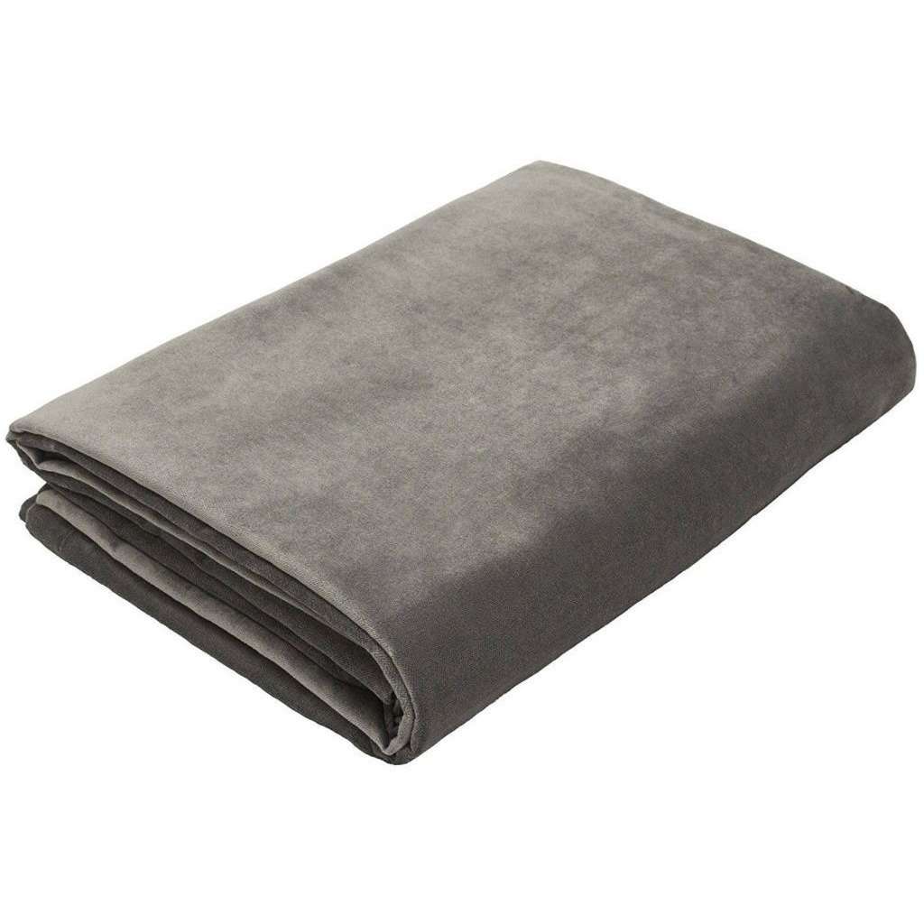 McAlister Textiles Matt Charcoal Grey Velvet Throw Blankets & Runners Throws and Runners Regular (130cm x 200cm) 