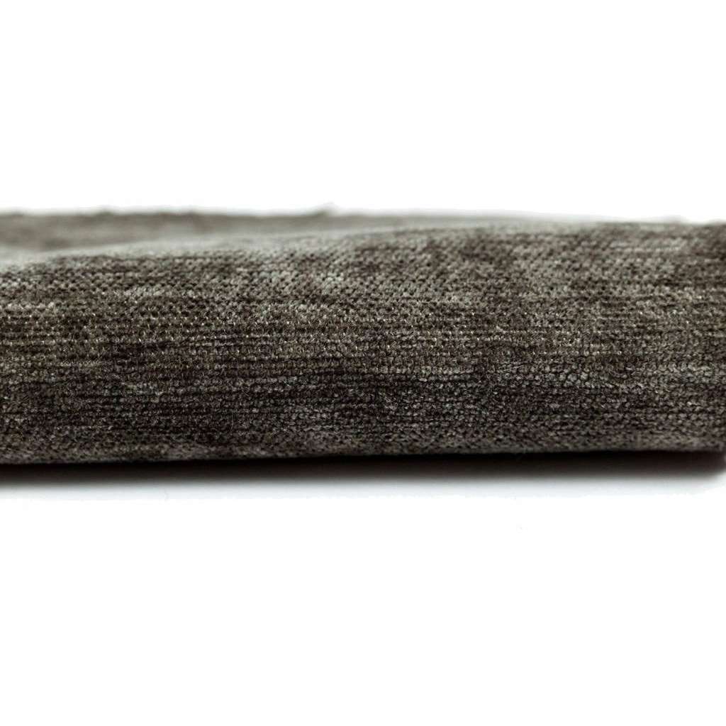 McAlister Textiles Plain Chenille Charcoal Grey Fabric Fabrics 