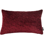 Load image into Gallery viewer, McAlister Textiles Pebble Quilted Wine Red Velvet Pillow Pillow Cover Only 50cm x 30cm 
