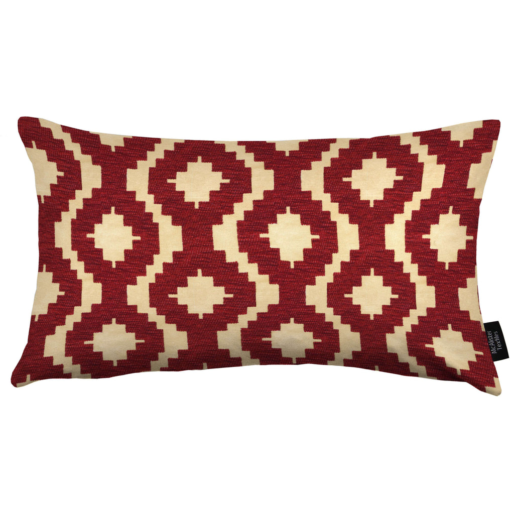 McAlister Textiles Arizona Geometric Red Pillow Pillow 