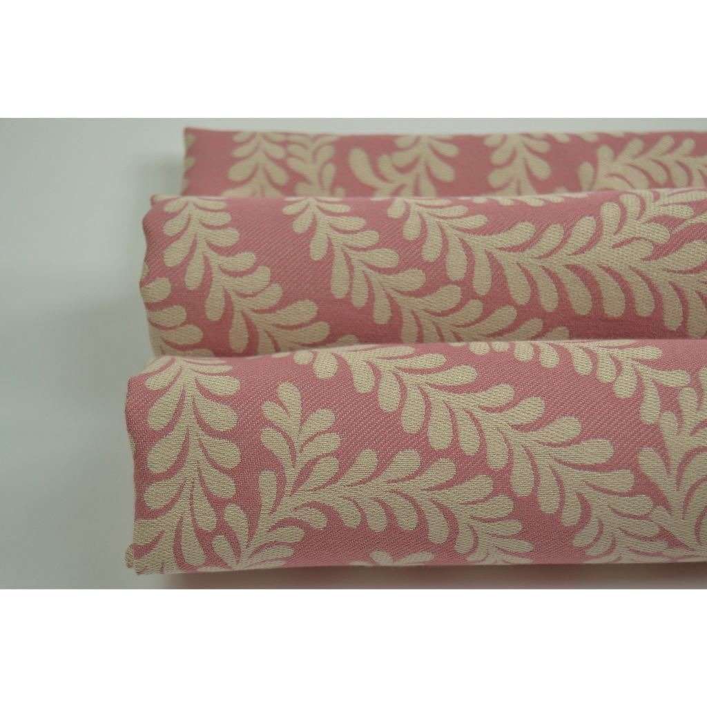 McAlister Textiles Little Leaf Blush Pink Fabric Fabrics 