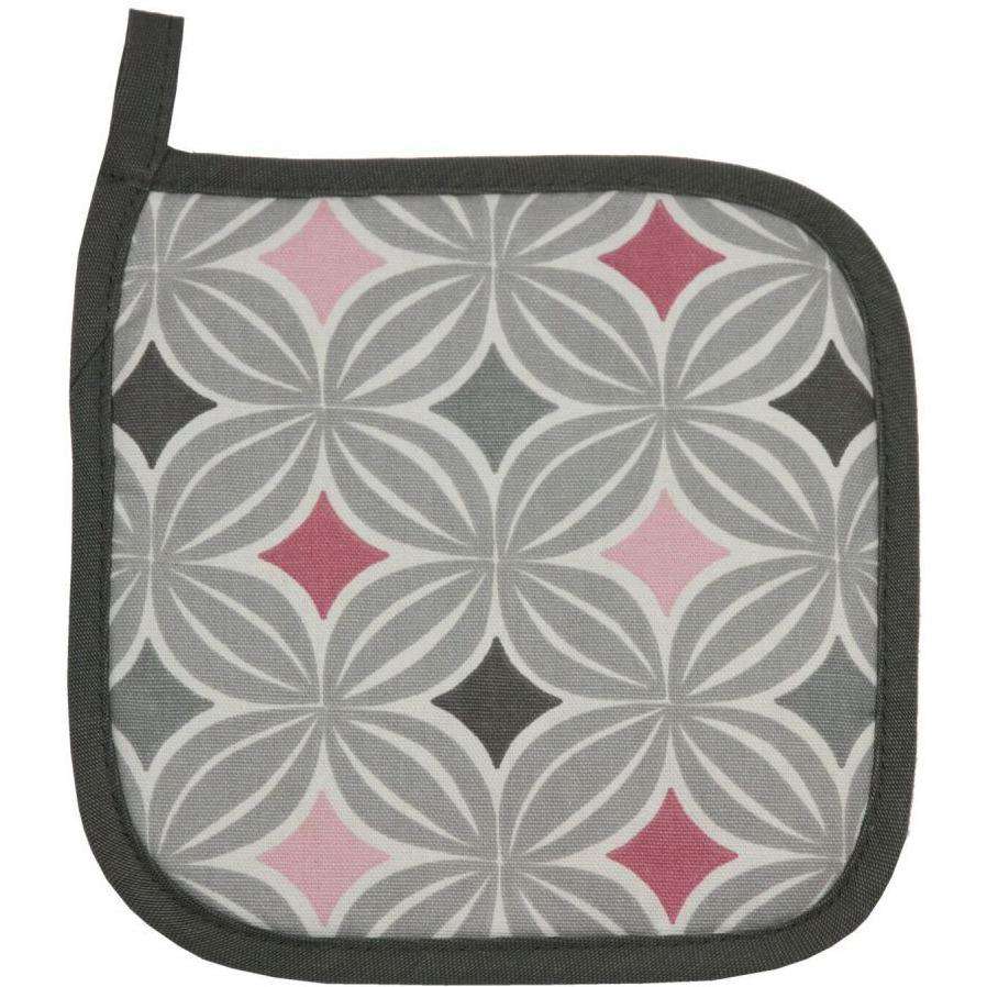 McAlister Textiles Laila Pink Cotton Print Oven Trivet Kitchen Accessories 