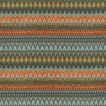 Load image into Gallery viewer, McAlister Textiles Curitiba Aztec Orange + Teal Fabric Fabrics 1 Metre 
