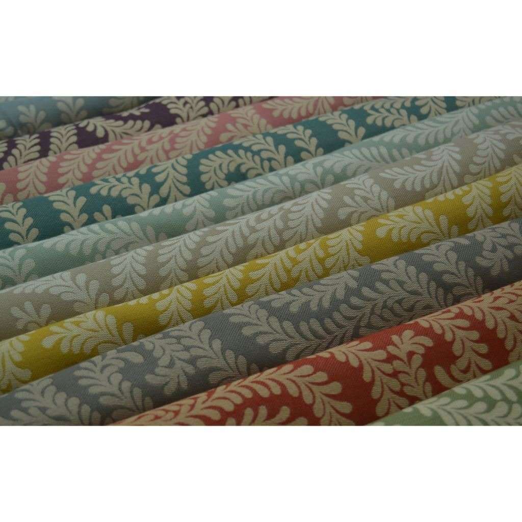 McAlister Textiles Little Leaf Charcoal Grey Fabric Fabrics 
