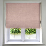 Load image into Gallery viewer, McAlister Textiles Harmony Soft Blush Textured Roman Blinds Roman Blinds Standard Lining 130cm x 200cm Soft Blush
