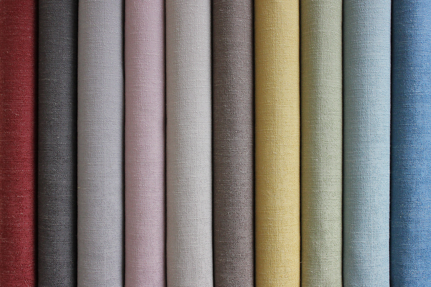 McAlister Textiles Harmony Grey Textured Roman Blinds Roman Blinds 