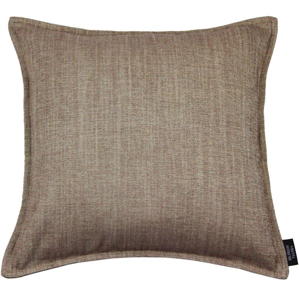 McAlister Textiles Rhumba Taupe Beige Cushion Cushions and Covers Cover Only 43cm x 43cm 