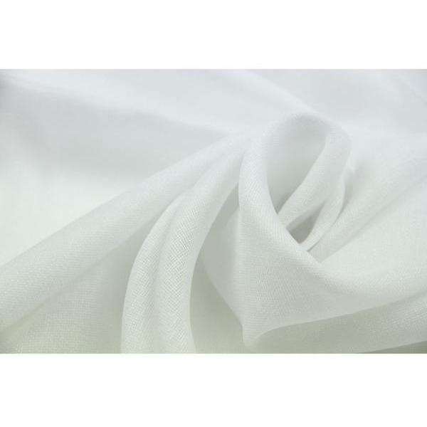 McAlister Textiles Momentum White Wide Width Voile Curtain Fabric Fabrics 