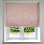 Load image into Gallery viewer, McAlister Textiles Linea Soft Blush Textured Roman Blinds Roman Blinds Standard Lining 130cm x 200cm Soft Blush
