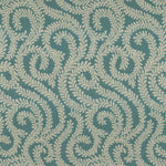Load image into Gallery viewer, McAlister Textiles Little Leaf Teal Fabric Fabrics 1 Metre 
