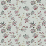 Load image into Gallery viewer, McAlister Textiles Magnolia Rose Pink and Duck Egg Floral FR Fabric Fabrics 
