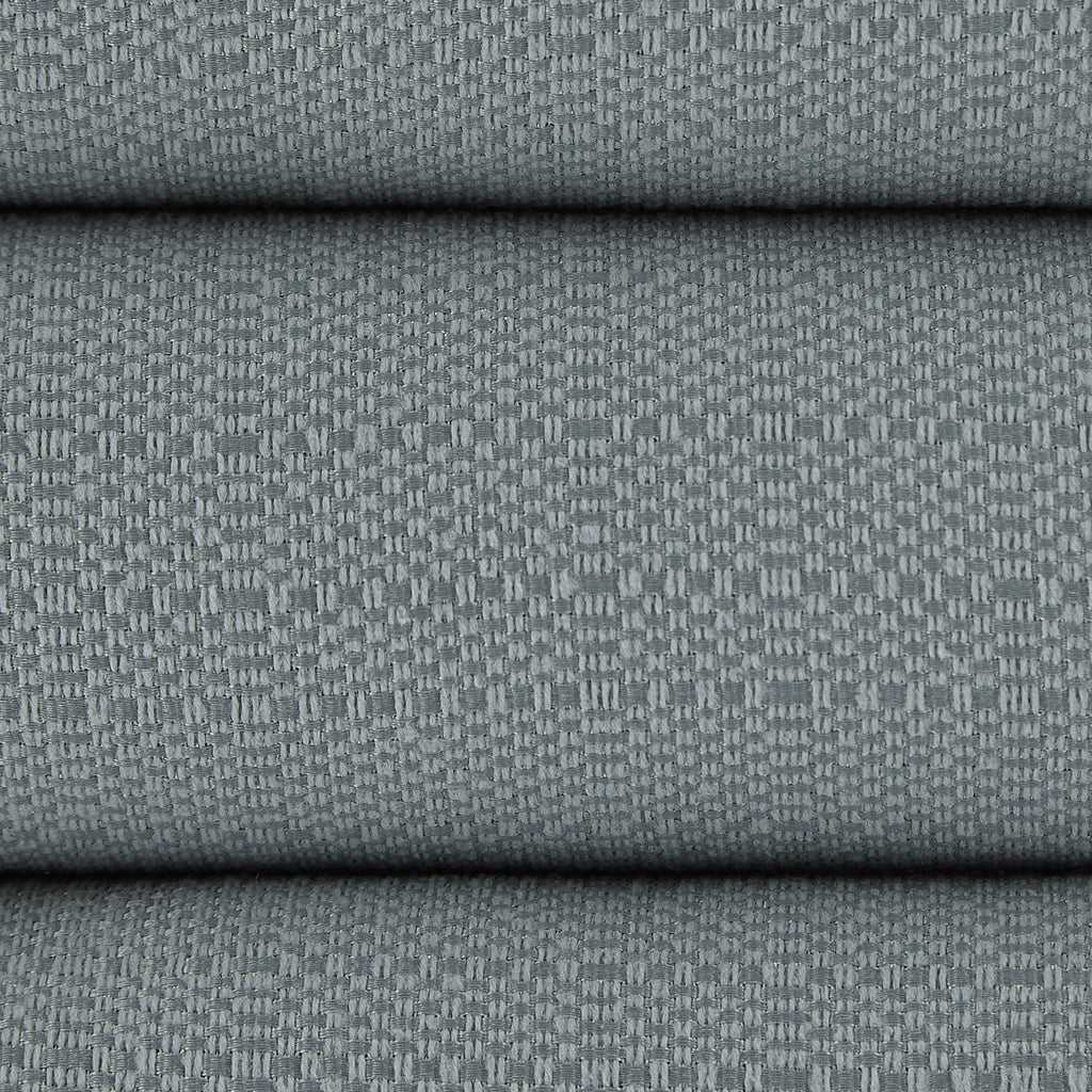 McAlister Textiles Nara Smoke Blue FR Semi Plain Curtains Tailored Curtains 