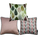 Load image into Gallery viewer, McAlister Textiles Copenhagen Blush Pink 43cm x 43cm Cushion Set of 3 Cushions and Covers Cushion Cover 

