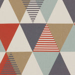 Load image into Gallery viewer, McAlister Textiles Vita Burnt Orange and Teal FR Fabric Fabrics 
