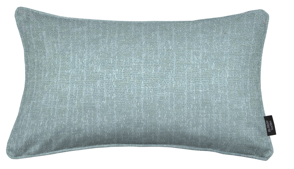 McAlister Textiles Eternity Duck Egg Chenille Pillow Pillow Cover Only 50cm x 30cm 