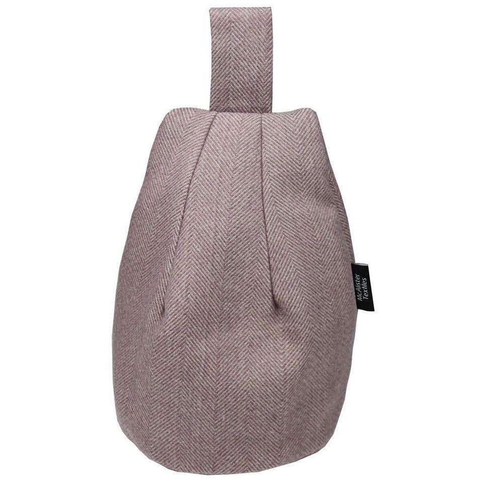 McAlister Textiles Herringbone Lilac Purple Tablet Stand Mini Bean Bag 