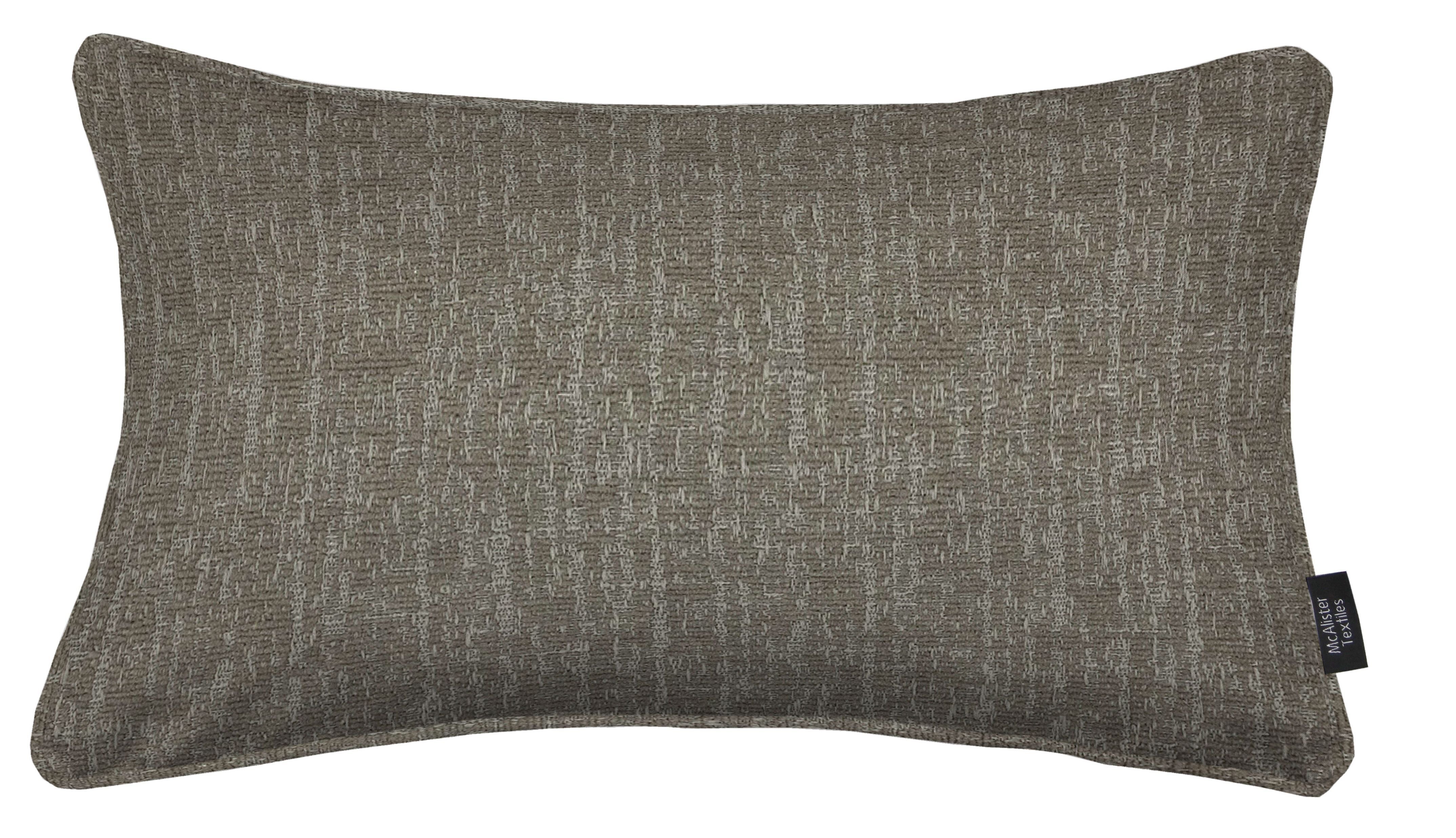 McAlister Textiles Eternity Grey Chenille Pillow Pillow Cover Only 50cm x 30cm 