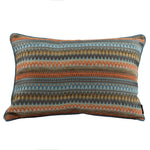 Load image into Gallery viewer, McAlister Textiles Curitiba Aztec Orange + Teal Pillow Pillow Cover Only 50cm x 30cm 
