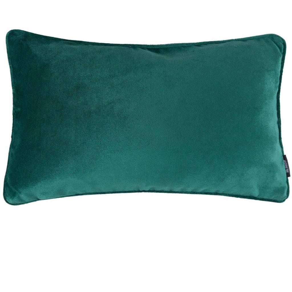 McAlister Textiles Matt Emerald Green Velvet Pillow Pillow Cover Only 50cm x 30cm 