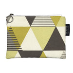 Load image into Gallery viewer, McAlister Textiles Vita Yellow + Grey Makeup Bag Clutch Bag 
