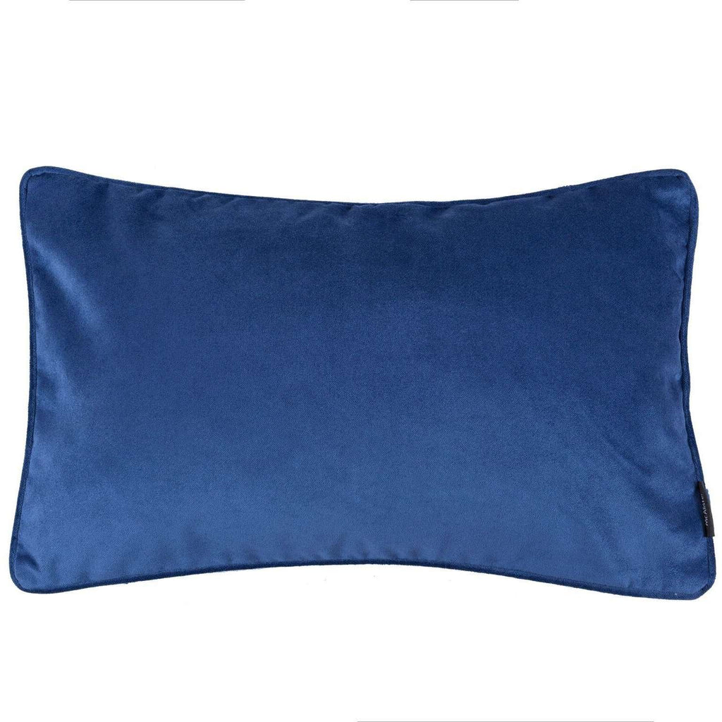 McAlister Textiles Matt Navy Blue Velvet Pillow Pillow Cover Only 50cm x 30cm 