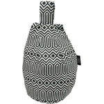 Load image into Gallery viewer, McAlister Textiles Colorado Geometric Black Tablet Stand Mini Bean Bag 
